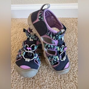 Keen Kids' Purple and Black Adventure Sandals